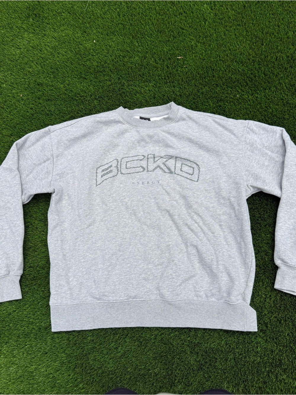 Buckedup BCKD Crewneck Sweatshirt - Light Gray Men's Sweater
